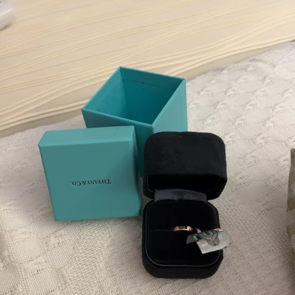 Tiffany & Co. Accessories - Tiffany & Co. Gold Ring in Iconic Blue Box